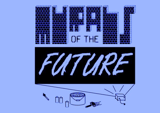 murals of the future logo on blus background